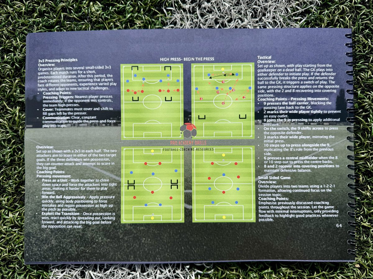 ProAcademyDrill's tweet photo. Press high. Force errors. Dominate transitions.
From our 9v9 syllabus:
✅ Press as a unit
✅ Win the ball back early
✅ Play with intent
#ProAcademyDrills #HighPress https://t.co/RF6BfZUDyk