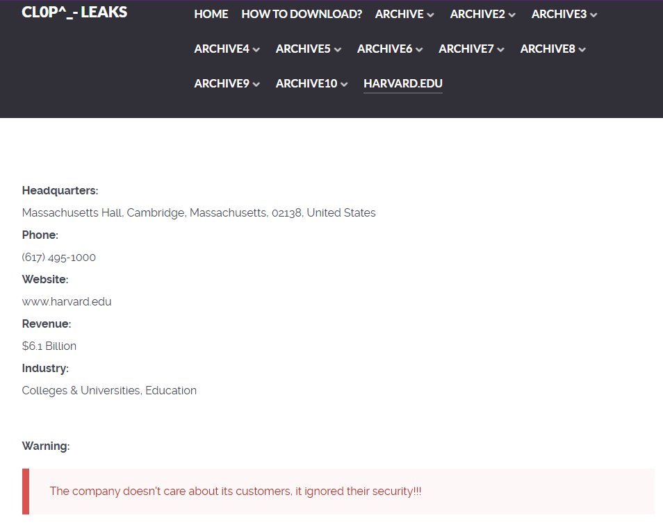 HackManac (@h4ckmanac) on Twitter photo 🚨🚨Cyberattack Alert ‼️
🇺🇸USA - Harvard University
Cl0p hacking group claims to have breached Harvard University.
N.B: A zero-day vulnerability in Oracle E-Business Suite is under active exploitation by the Cl0p ransomware group. The vulnerability is tracked as CVE-2025-61882 🚨🚨Cyberattack Alert ‼️
🇺🇸USA - Harvard University
Cl0p hacking group claims to have breached Harvard University.
N.B: A zero-day vulnerability in Oracle E-Business Suite is under active exploitation by the Cl0p ransomware group. The vulnerability is tracked as CVE-2025-61882