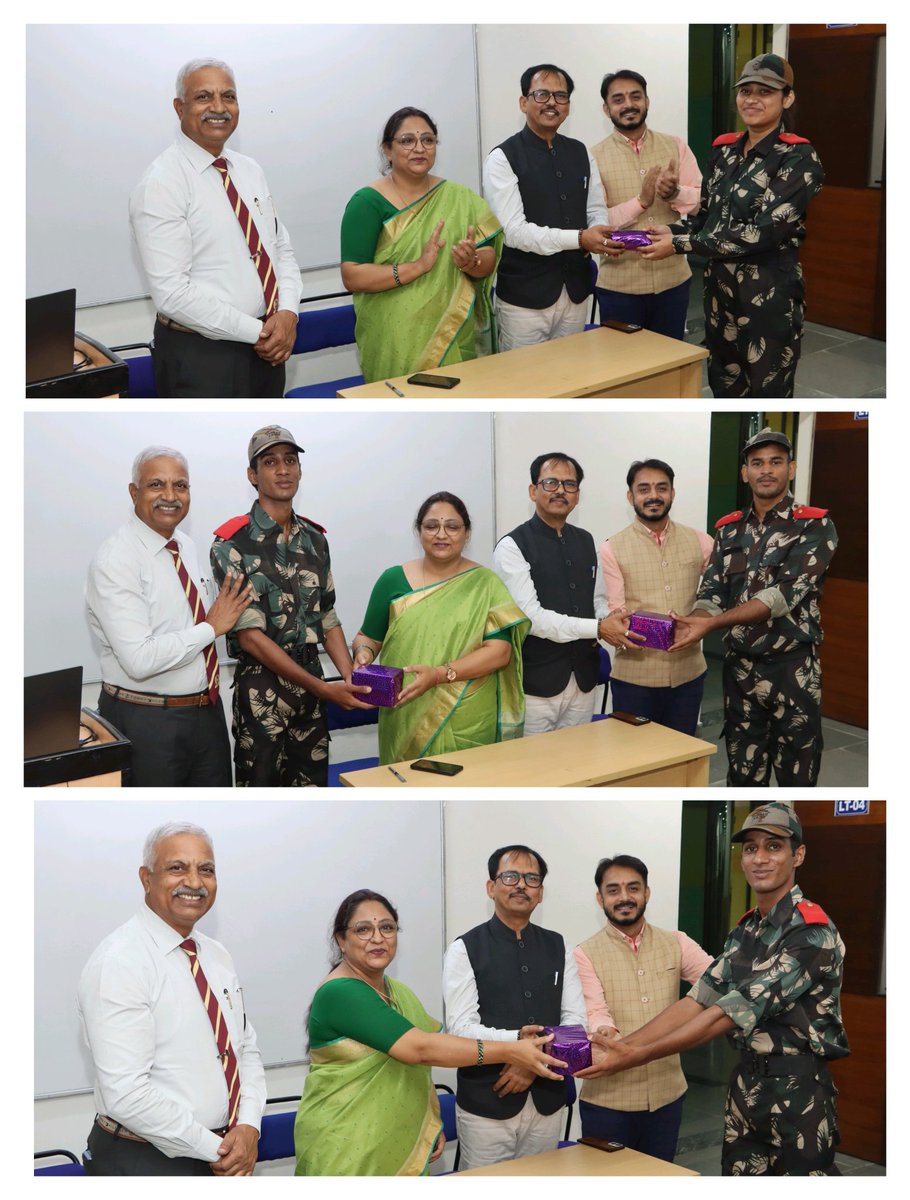 AjayDSVV89's tweet photo. #MilitaryTraining AwardCeremony 
#MTC91 of #ASH students successfully concluded 
Out students rocked https://t.co/eJt4zA9cjq