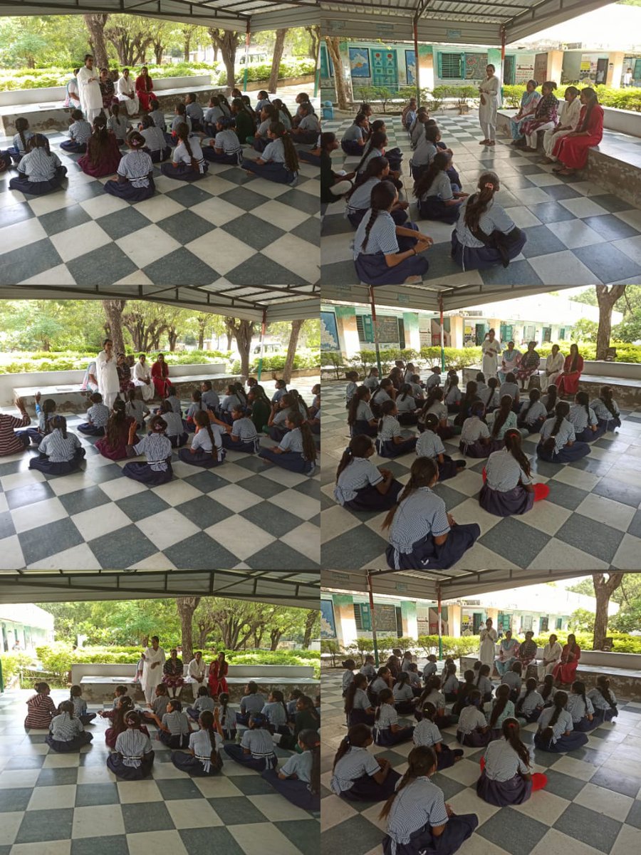 ManudPhc's tweet image. આજ રોજ પ્રાથમિક આરોગ્ય કેન્દ્ર  મણુંદ AAM- મણુંદ-૨ ગામ માં તા-11/10/2025, આંતરરાષ્ટ્રીય ગર્લ🚺 ચાઈલ્ડ ડે ની ઉજવણી કરી
➡️જેમાં માસિક સ્ત્રાવ ની સ્વચ્છતા વિશે સમજણ આપી.
➡️આયન ન ની ગોળી આપી અને એનું મહત્વ સમજાવ્યું.
➡️ છોકરીઓના અધિકારો, પોષણ, સશક્તિકરણ, લિંગસંવેદનશીલતા વિશે સમજણ આપી