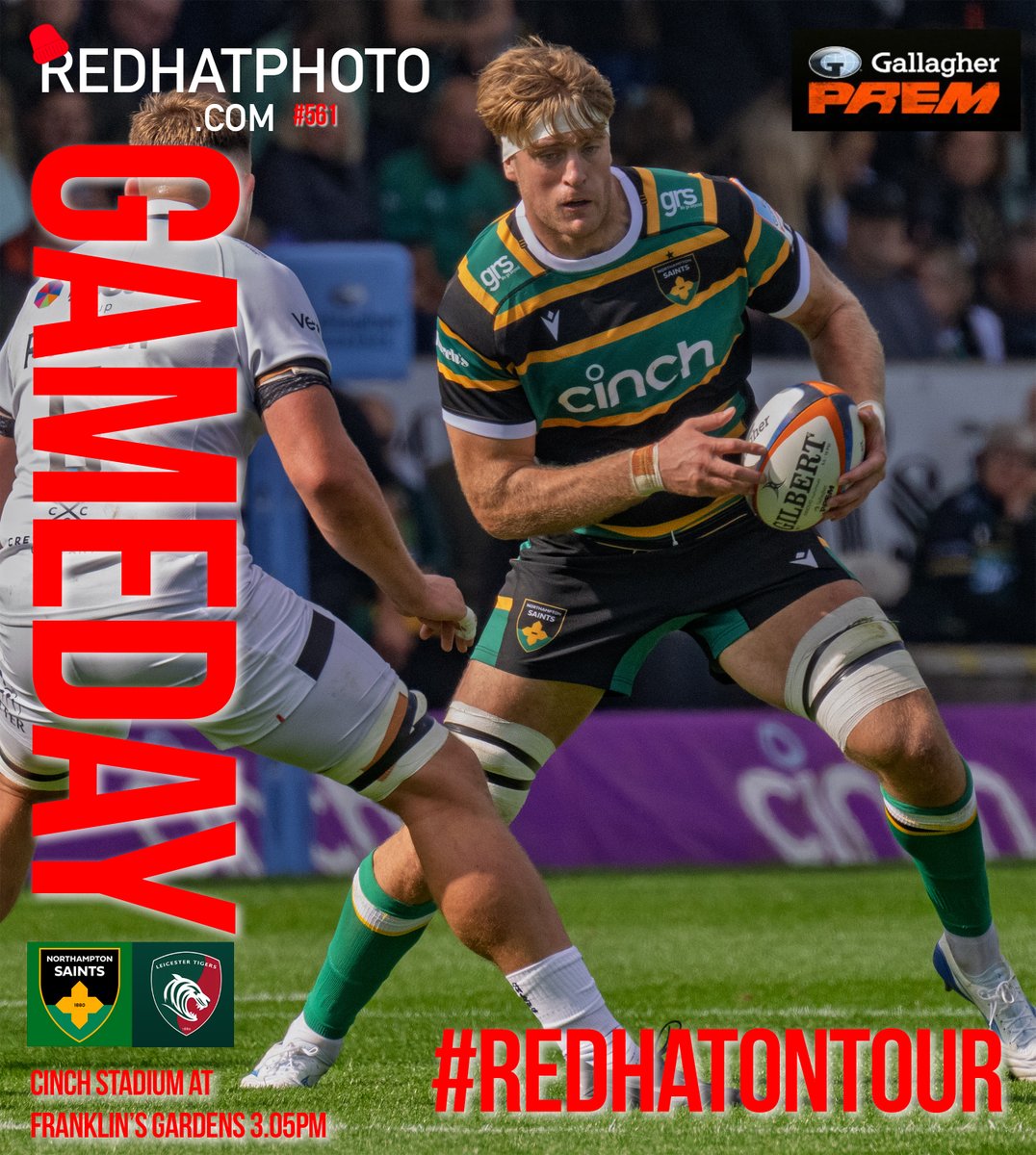 redhatphoto's tweet image. Off to take pics of @SaintsRugby vs @LeicesterTigers @premrugby 

First up it&apos;s the @SaintsComm Under 13s tournament😇🖤💚💛📷

#redhatontour #redhat561