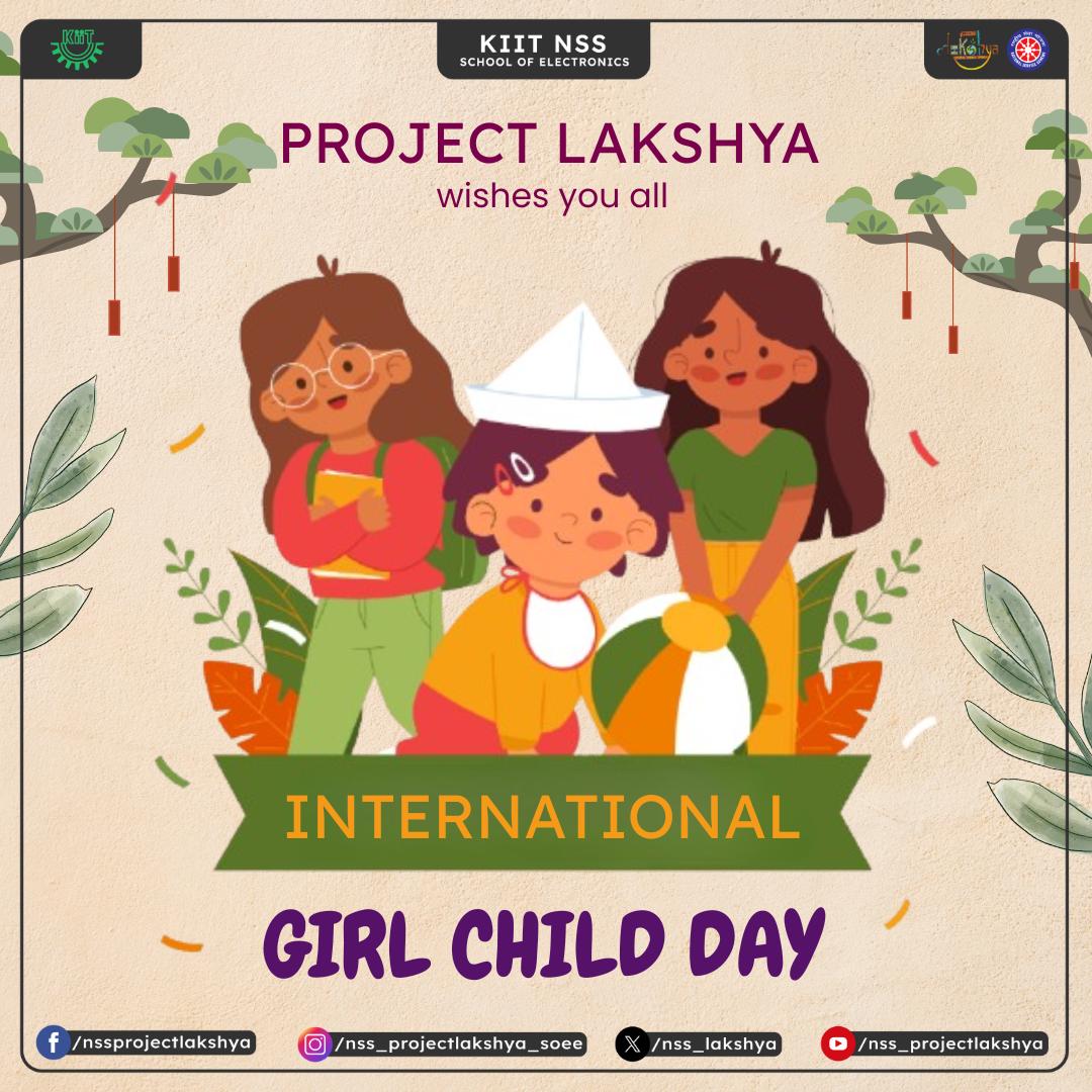 🌍The International Day of the Girl Child honours the power, potential, and rights of every girl and focuses on promoting equality and empowerment💖.
💫NSS SoEE Project Lakshya stands committed to nurturing, educating, and empowering girls to become confident leaders of tomorrow.