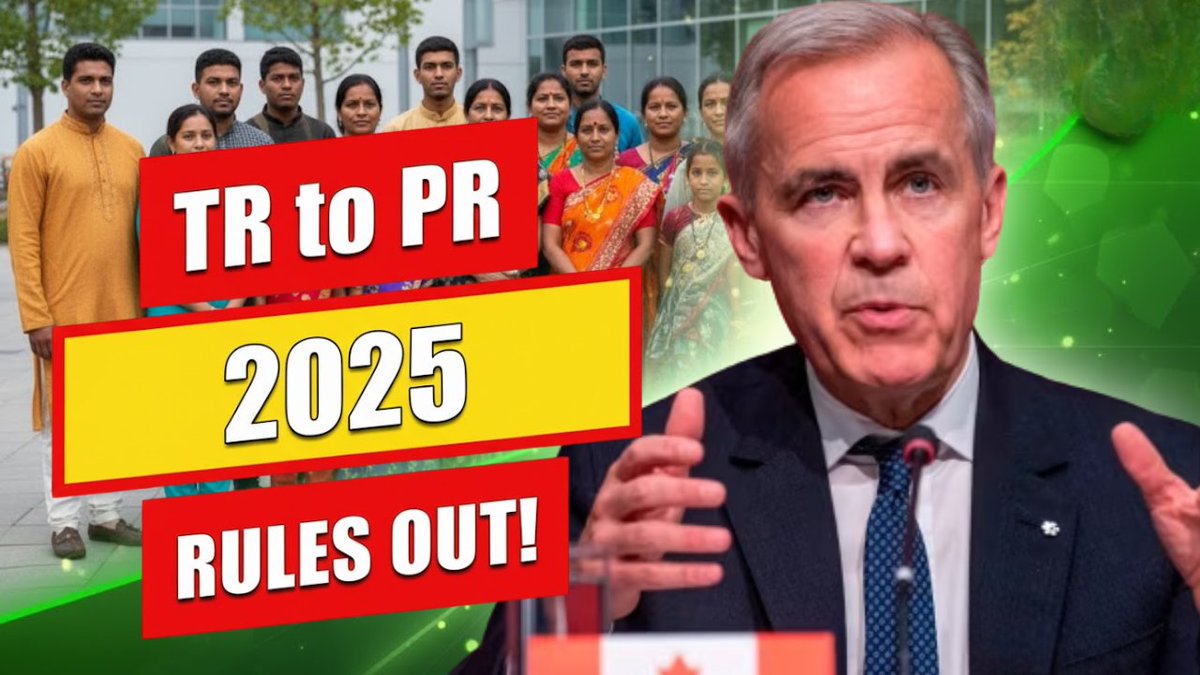 Official IRCC Update: Canada TR to PR 2025 Policy &amp; Pathway Changes ~ Canada Immigration Updates 2025
youtu.be/UnbFsWh_818