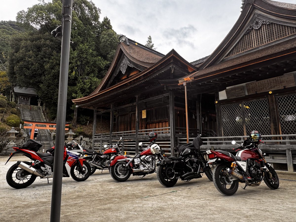 sasukoimama's tweet image. #白髭神社   #CBTR #cbtr 
やっぱり雨は降った☔😂
でも、ここ行きたかったのよ💕