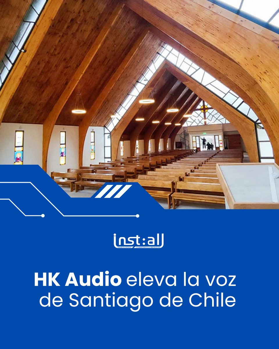 ⛪ La Iglesia Nuestra Señora del Carmen en Chile resuelve complejos retos acústicos con HK Audio.📖 Descubre cómo la integración AV profesional transformó este espacio: installmagazine.com.mx/hk-audio-eleva…

#installmagazine #IntegraciónAV #HKAudio #AudioProfesional  #DiseñoSonoro