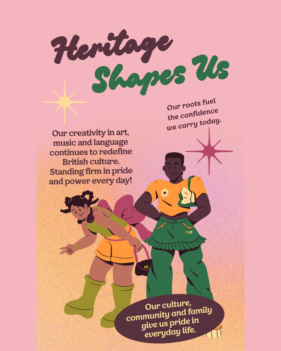 CurriculumBlack's tweet image. Heritage is our power, pride, and creativity. 💪🏾✨
From carnival to culture, our roots shape who we are and fuel the future.
#BlackHistoryMonth #ProudToBe #BlackBritishHeritage