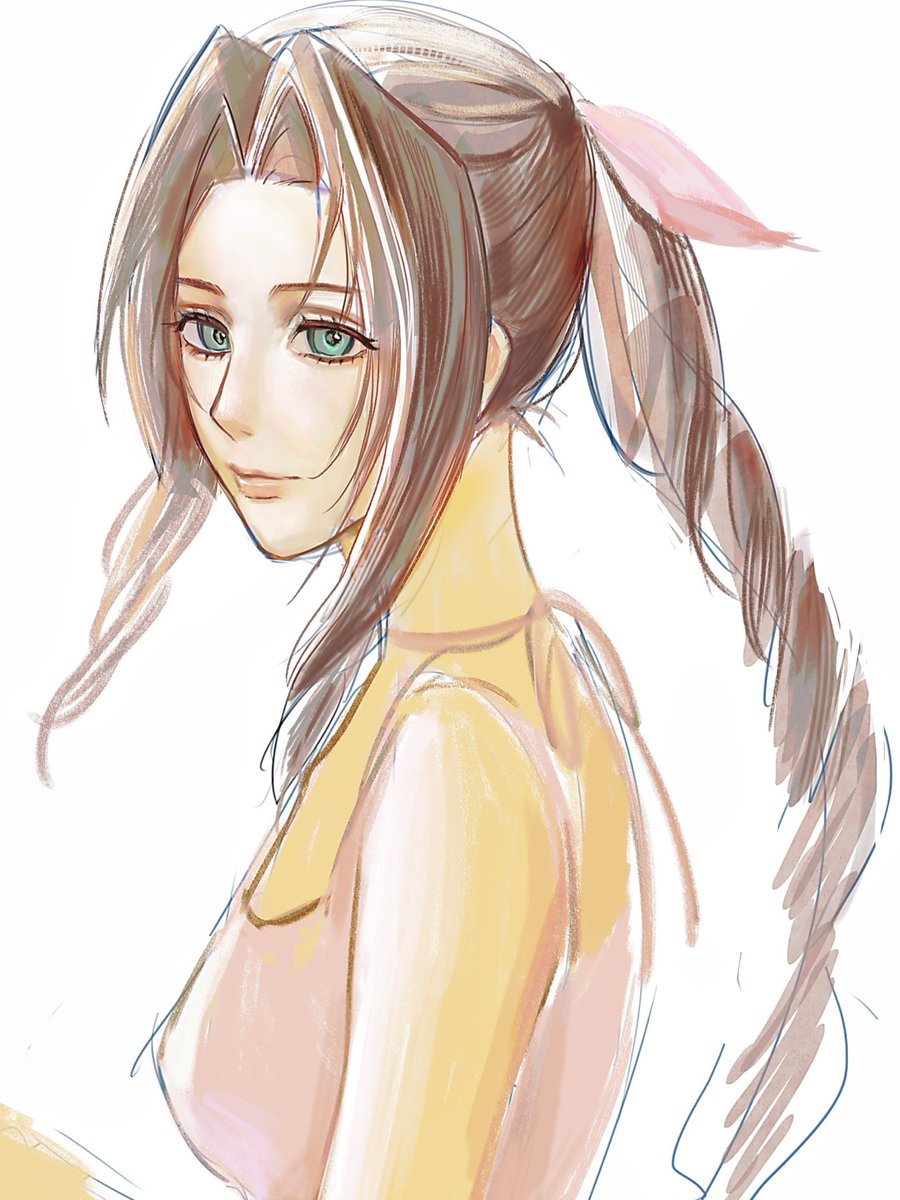 Ritsubaki1's tweet photo. Aerith https://t.co/EwKily7ru0