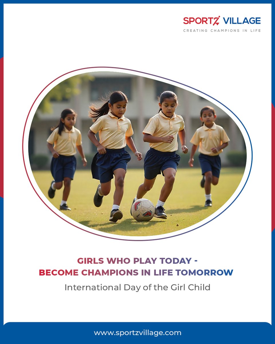 Every girl deserves the freedom to play, learn, and lead. This International Day of the Girl Child, let’s empower girls through sport - building confidence, strength, and equality on and off the field.

#InternationalDayOfTheGirlChild #GirlsInSport #PlayForAll