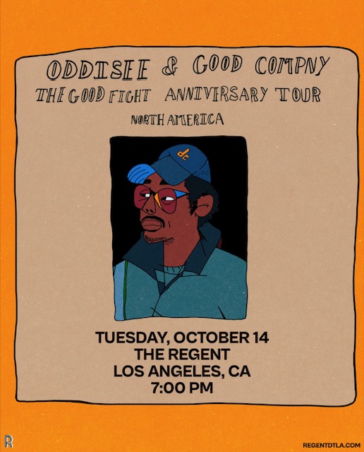 LAHipHopEvents_'s tweet image. Oddisee is rolling through LA 
Tue Oct 14, 2025 at 8 PM 
The Regent Theater

Tickets: lahiphopevents.com/event/oddisee-… via @LAHipHopEvents_ 

#Oddisee #LosAngeles #LiveMusic 
#LAHipHopEvents