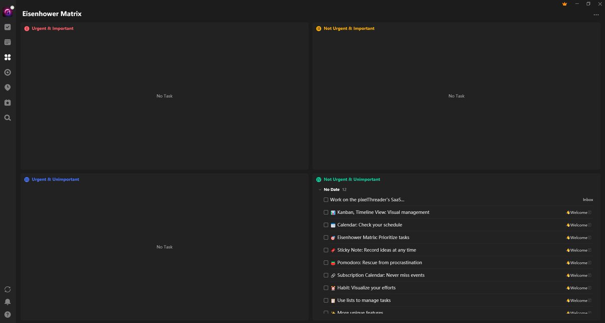 _pixelthreader_'s tweet image. ✅✅ Give @ticktick a shot, it&apos;s an good, clean and minimal alternative of Notion....

Less headache.. just simple interface..