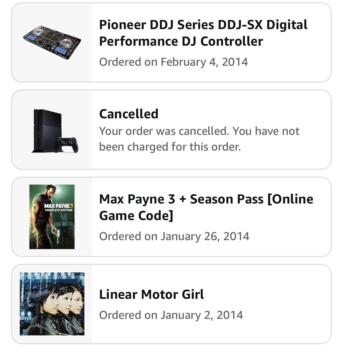 ctrl+r (@controlr_htp) on Twitter photo Looking at old amazon orders Looking at old amazon orders