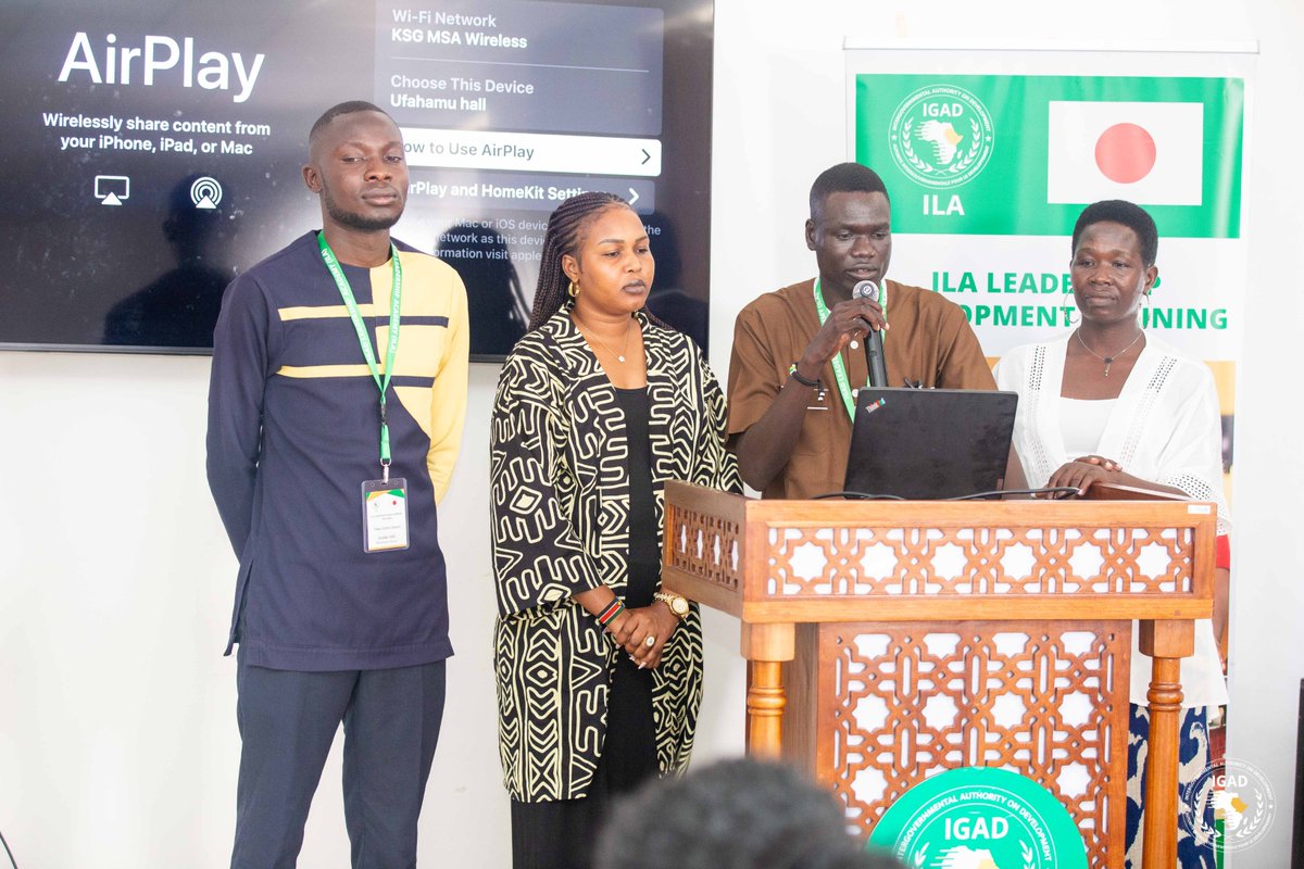 On the fourth day of training, participants teamed up in country groups to present their action plans and key messages for driving change back home. Backed by the facilitators, the participants also committed to excellence in their leadership journey. 
 #LeadershipMatters