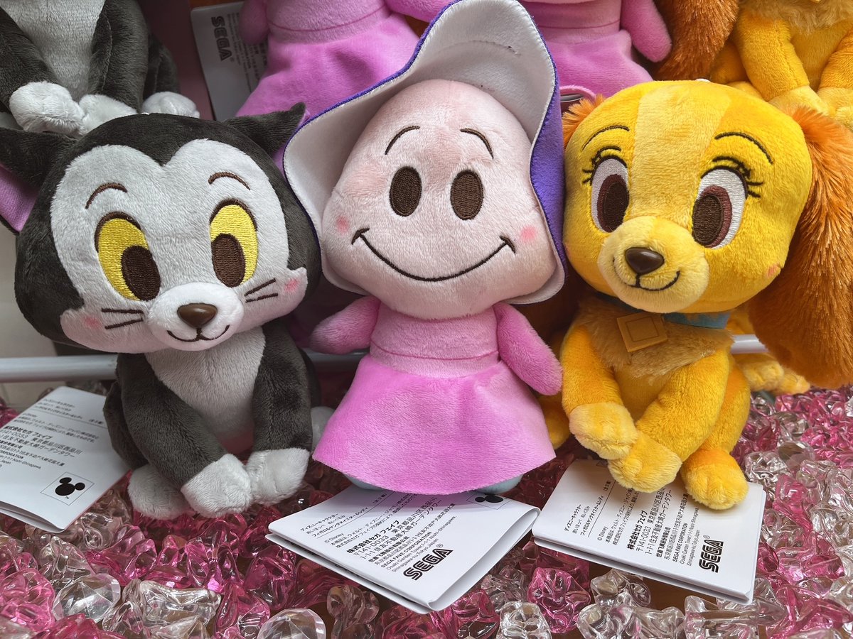 ナムコ　ディズニー　赤いほっぺ　ぬいぐるみ　ヤングオイスター　6点 ナムコ ディズニー 赤いほっぺ ぬいぐるみ ヤングオイスター 6点