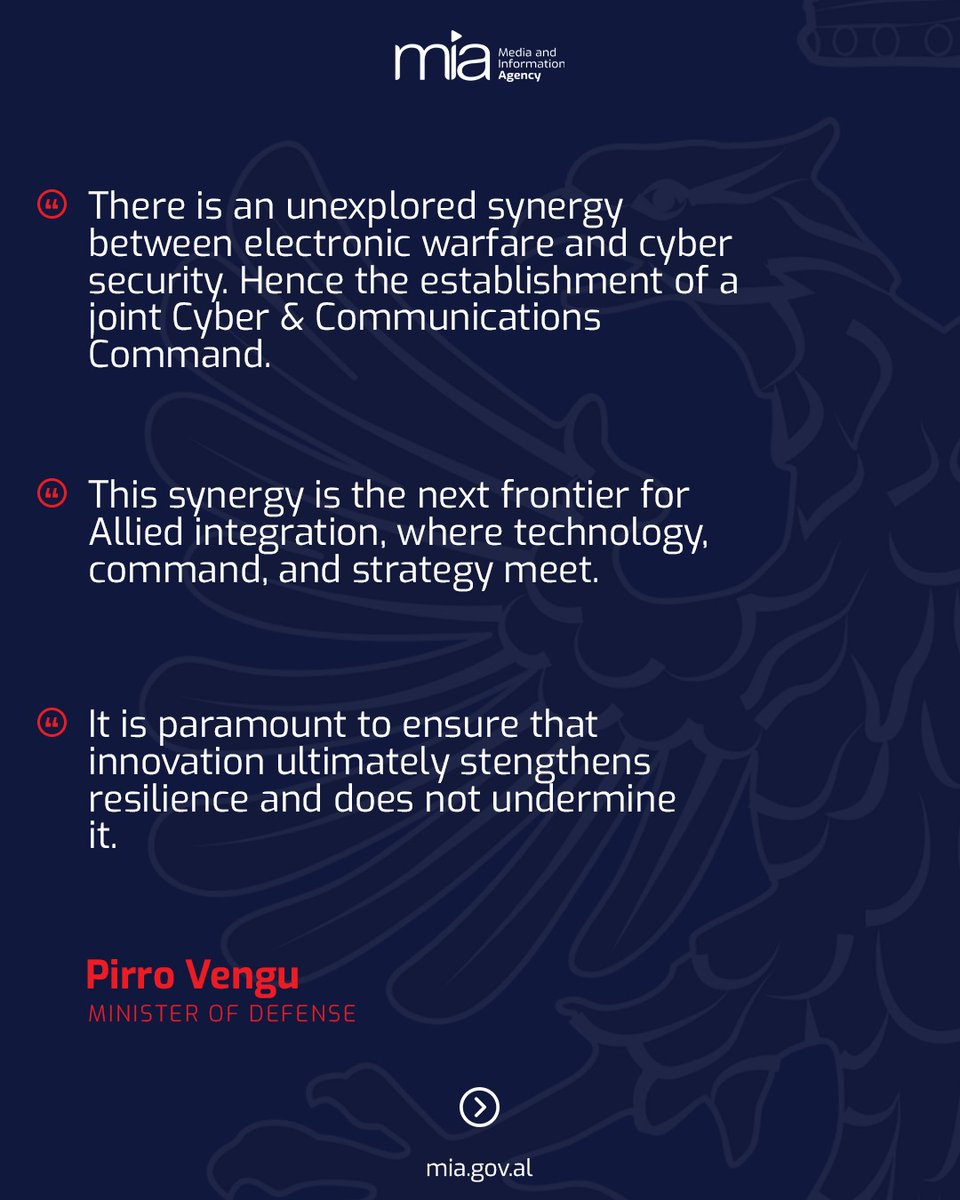 Albanian Government tweet media