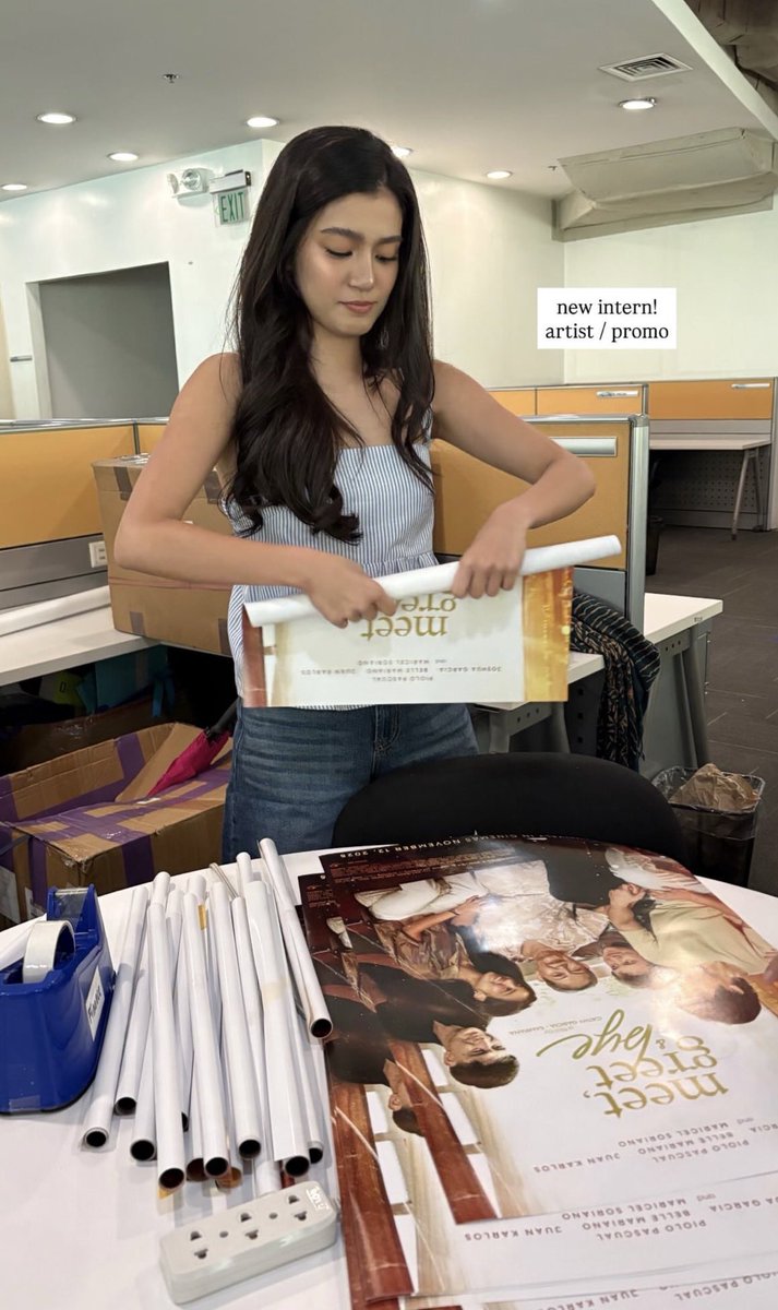 BelleloversOFC's tweet photo. ♡ 10112025 ♡ @bellemariano02 on @.keiaaeimelle IG story!

“new intern! 
artist / promo”

#BelleMariano https://t.co/sSghFnlxe0