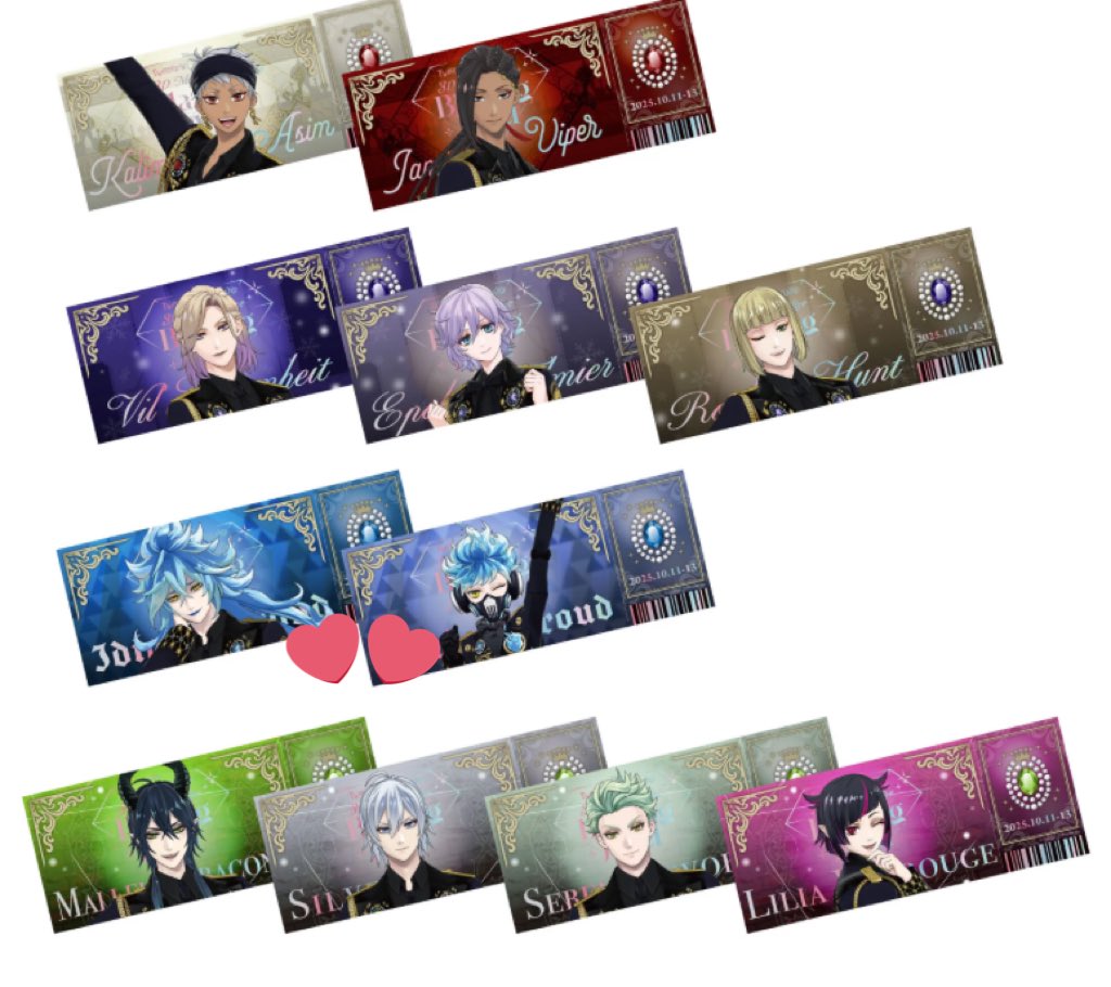 【買取・譲渡】ツイステ ブレイジングジュエル チケット風カード

譲)定価(＋送料)

求)イデア オルト

12日朝公演後、昼公演前手渡し可能。
オルトはイデアと纏めてのみ。
よろしくお願いいたします。