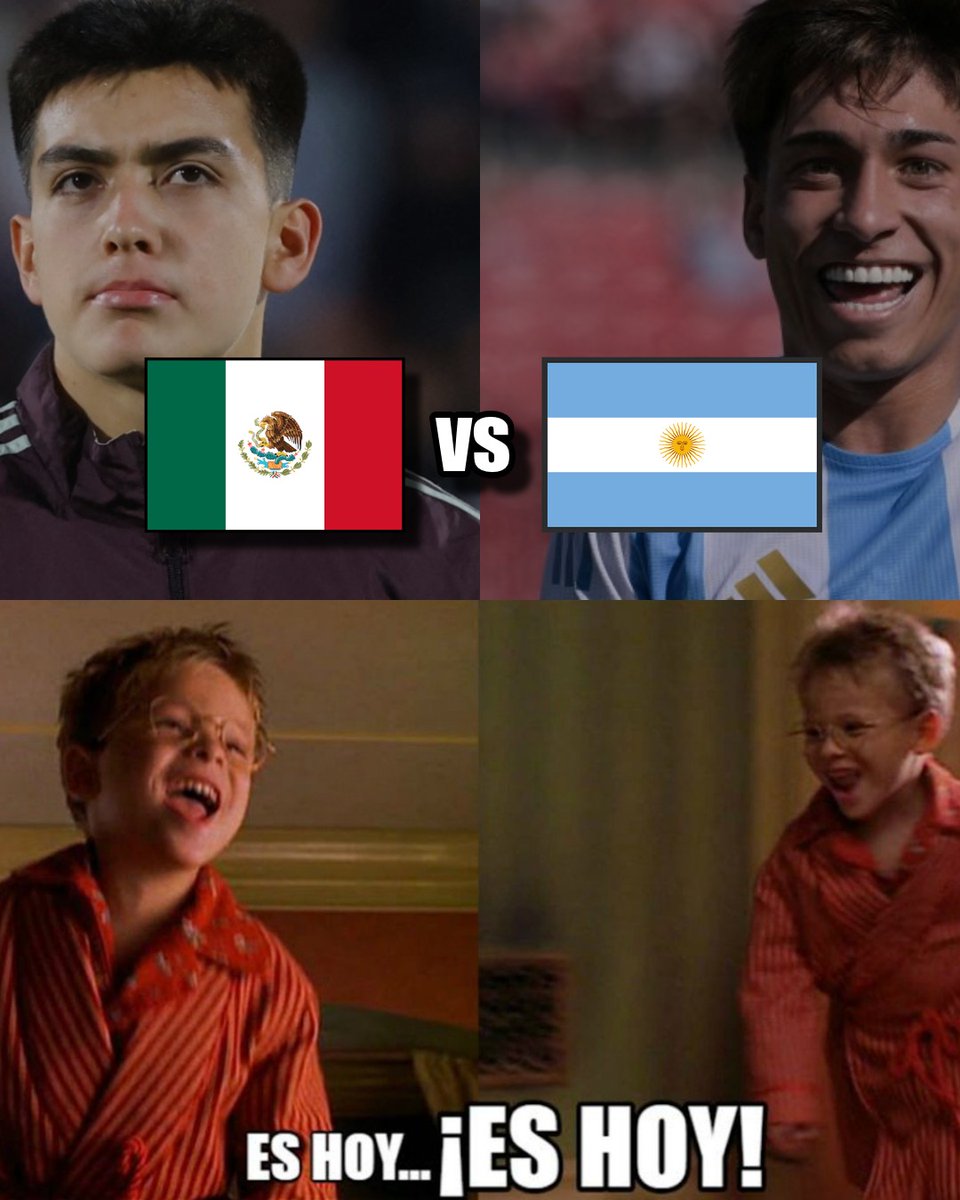 Invictos (@invictossomos) on Twitter photo ¡¡HOY ES EL MÉXICO VS ARGENTINA EN EL MUNDIAL U20!! ¡¡HOY ES EL MÉXICO VS ARGENTINA EN EL MUNDIAL U20!!