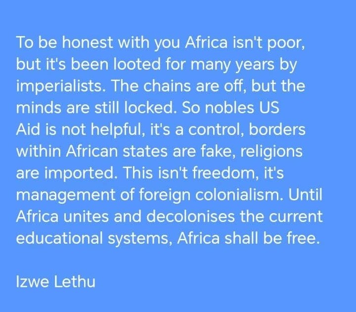 Wake Up Black Child Revolution Is Highly Under SEIGE <a href="/BRICSinfo/">BRICS News</a> <a href="/ChinaDaily/">China Daily</a> <a href="/BBCWorld/">BBC News (World)</a> <a href="/DPRK_News/">DPRK News Service</a> <a href="/LetlapaMphahlel/">Letlapa Mphahlele</a> <a href="/elonmusk/">Elon Musk</a> <a href="/EmbassyofRussia/">Russian Embassy in South Africa 🇷🇺</a> <a href="/DonaldTrump/">Donald J. Trump</a> <a href="/CyrilRamaphosa/">Cyril Ramaphosa 🇿🇦</a> <a href="/MYANC/">ANC - African National Congress</a> <a href="/eNCA/">eNCA</a> <a href="/vladimirputiniu/">Vladimir Putin News</a> <a href="/BBCAfrica/">BBC News Africa</a> <a href="/ProfPLOLumumba/">PLO Lumumba</a> <a href="/MapongaJQuotes/">𝐌𝐚𝐩𝐨𝐧𝐠𝐚 𝐉𝐨𝐬𝐡𝐮𝐚 III | 𝐐𝐮𝐨𝐭𝐞𝐬</a> <a href="/mfa_russia/">MFA Russia 🇷🇺</a> @