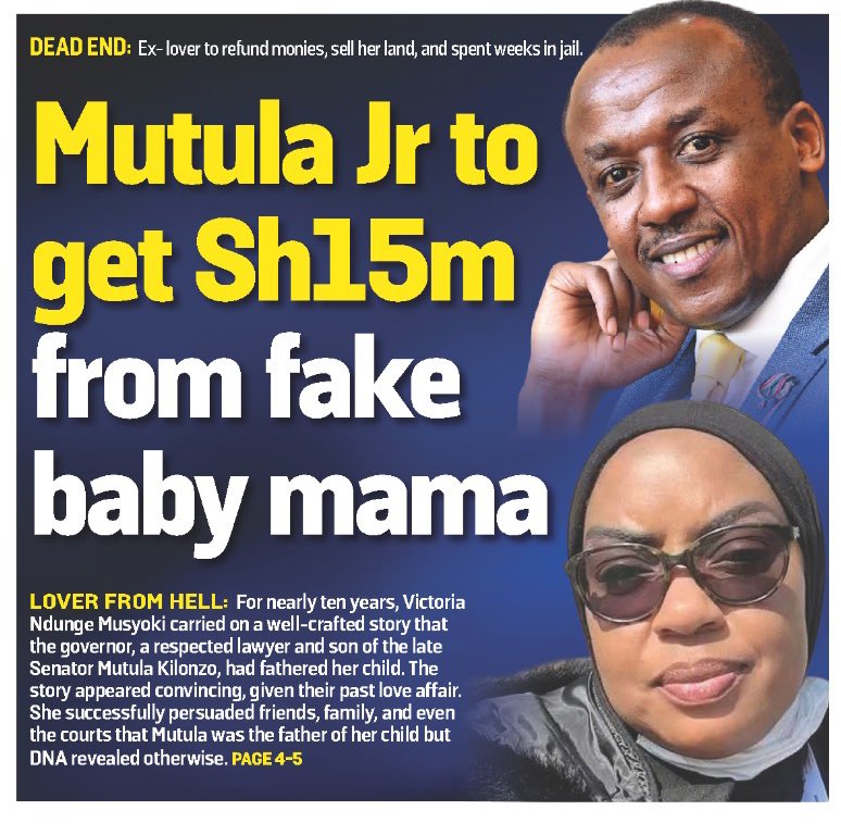 Onesmus_Musyoki's tweet image. Men,
DNA testing should be mandatory.
Women are CATASTROPHIC.
Remain VIGILANT.
#MasculinitySaturday
#HappySabbath
#SaturdayVibes