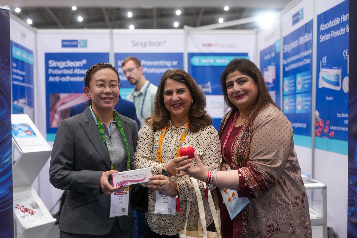 singclean's tweet image. Singclean Medical debuts at FIGO 2025 in Cape Town, showcasing innovative adhesion prevention and biomaterial solutions with KSM to advance women’s health worldwide. #FIGO2025 #SingcleanMedical