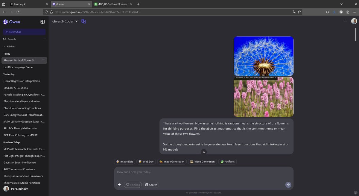 Perrabyte's tweet image. Why improving AI/ML has infinite amount of ideas - Compare two flower photos come up with torch layers. Photos of nautre are truths.
===
Radial sparse attention
Hierarchical Fractal Pooling
... -&amp;gt; inf.