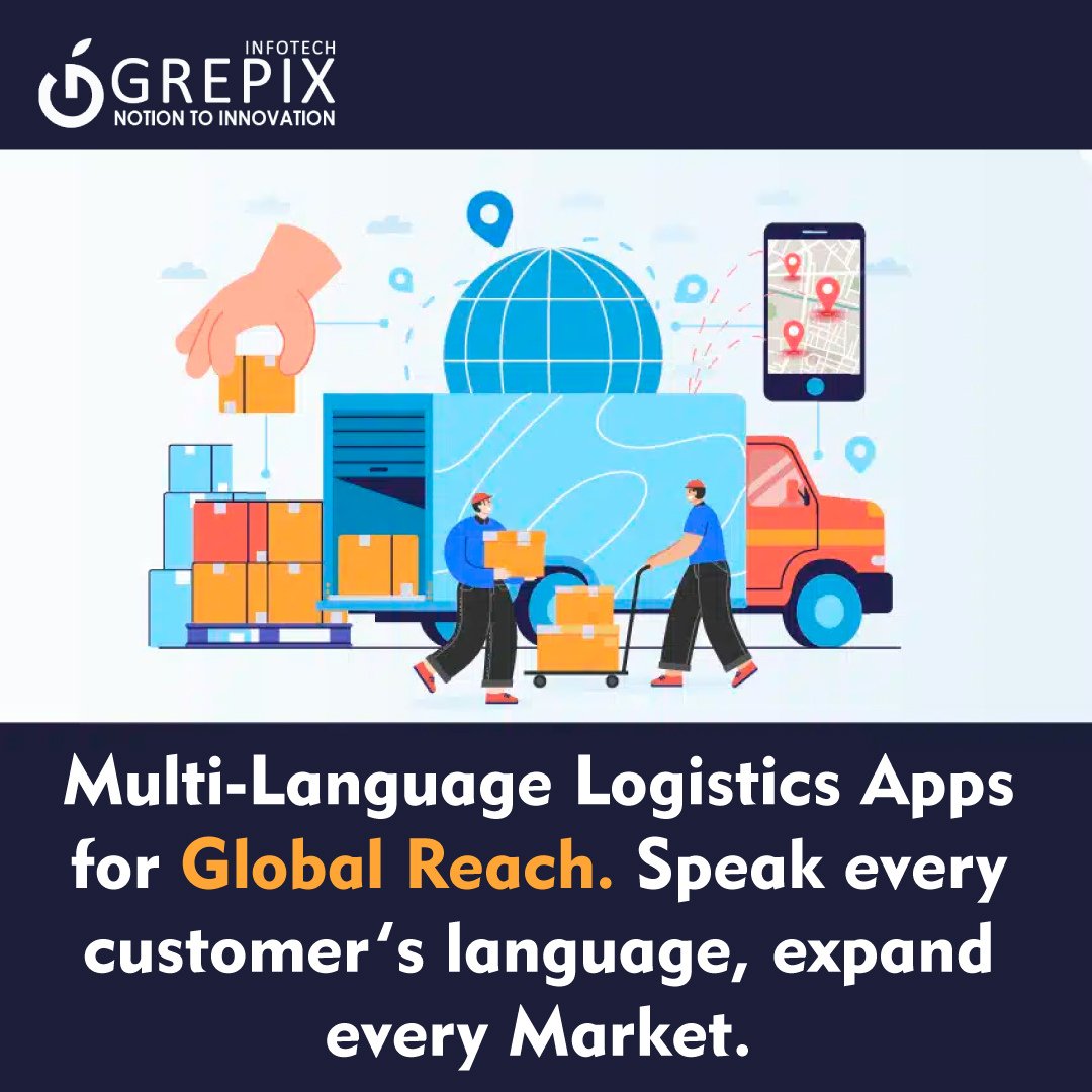 grepixit's tweet image. “Global growth requires local adaptation. By offering multi-language support in your logistics app, you make operations smoother, reduce errors, and connect with customers worldwide.” 

Schedule Your Demo Here—bit.ly/4fDAVXi

#logistics #globalapps #deliverysolutions