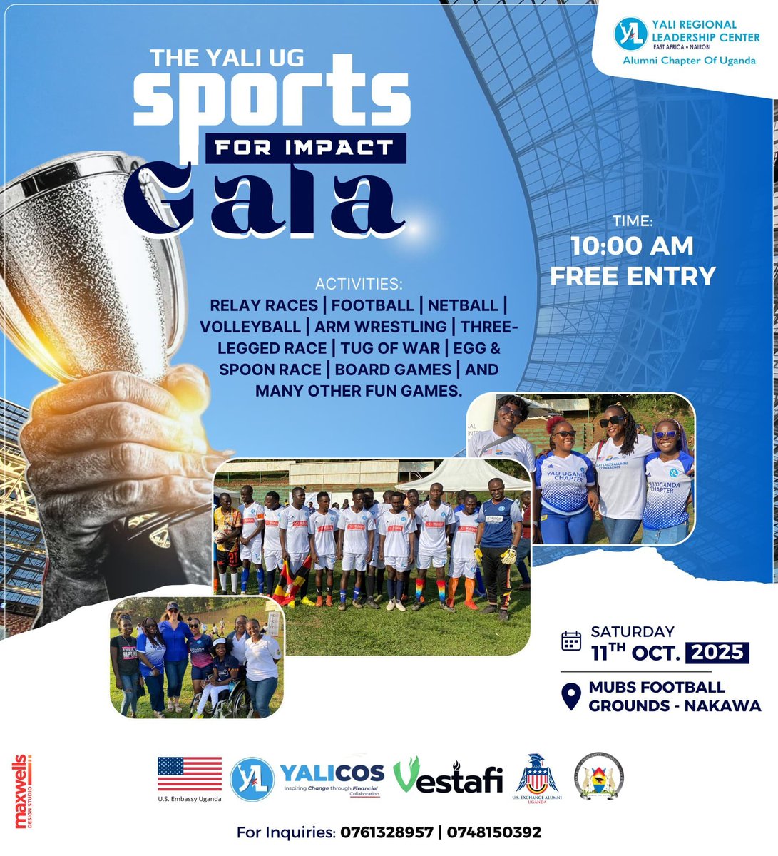Today we show up and support <a href="/BreakfreeRehab/">BreakFree Rehabilitation Center</a>
Keeping fit and teamwork is the best way to end the Independence weekend 🇺🇬🇺🇬

See you at 10am 💯💯

#SportsForImpact #BreakFreeRehab #addictionrecovery