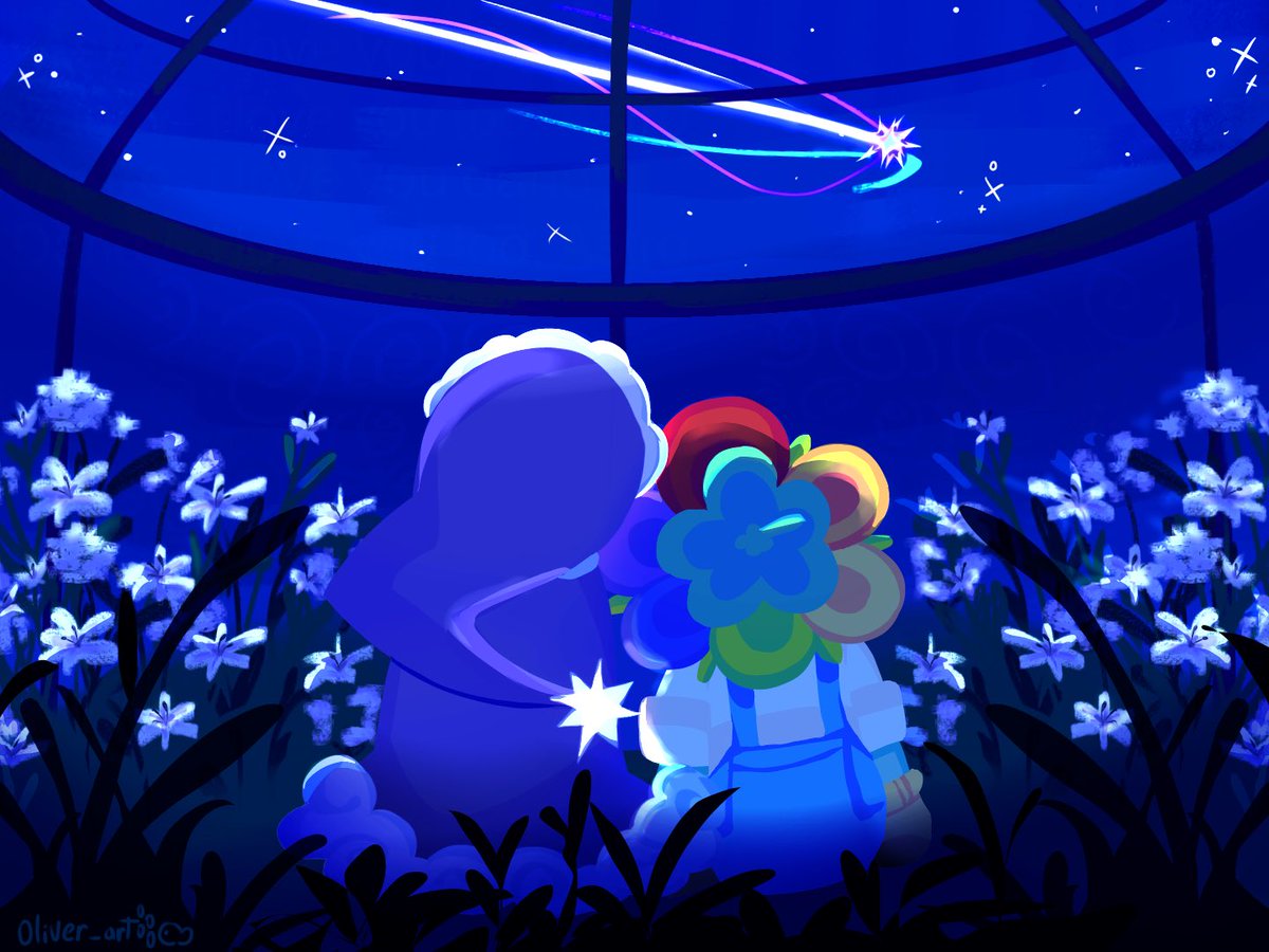Herb_Cokiee's tweet image. Day 2: Stargazing //MOONFLOWER 🌙🌼// #Moonflowerweek2025 #dandysworldastro #dandysworlddandy