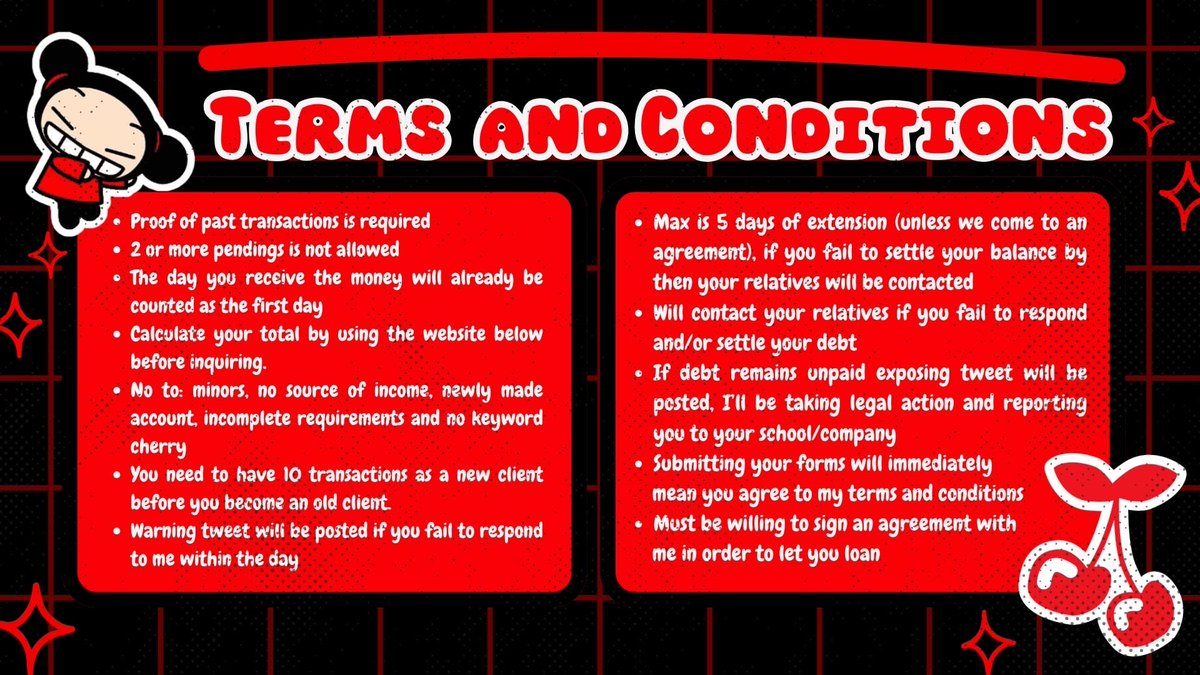 cherie; pautang service tweet media