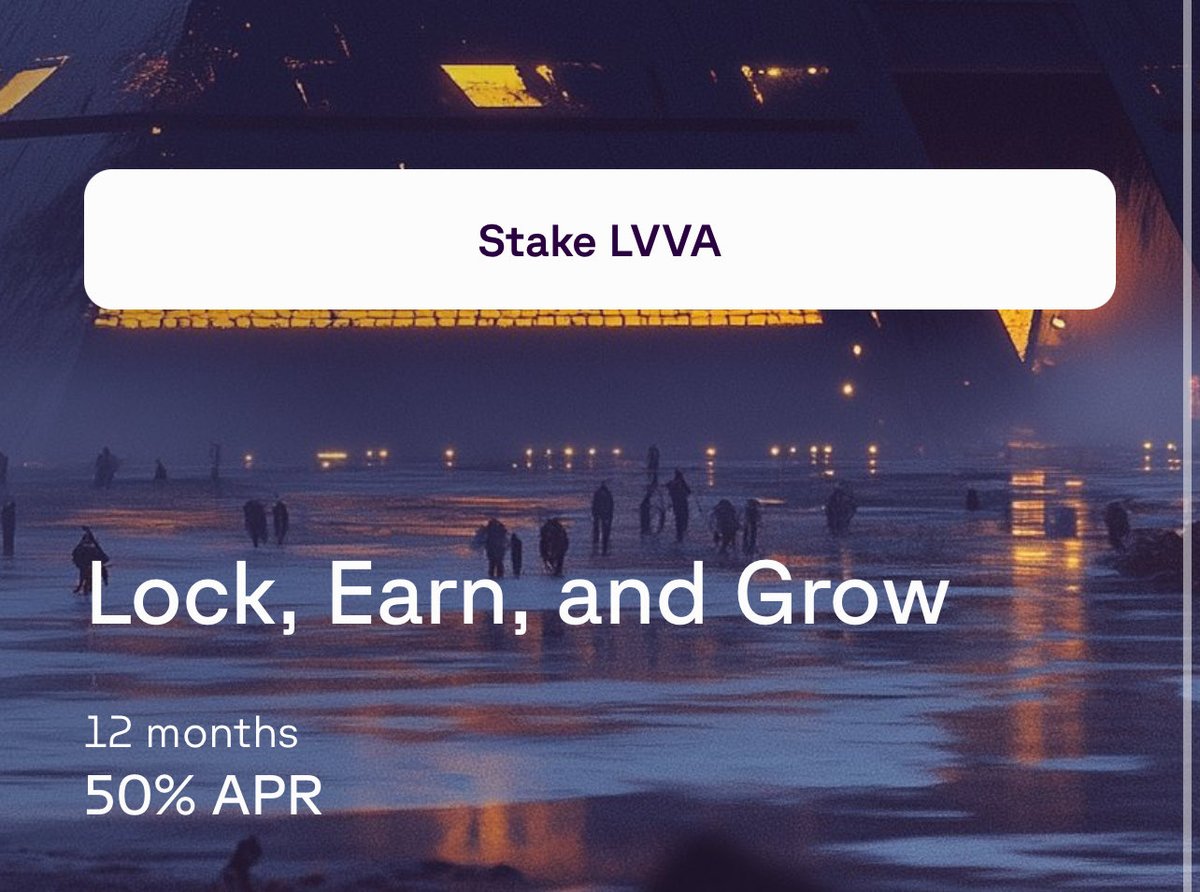 🔥 Stake $LVVA &amp; Get Rewarded! 🔥

Put your $LVVA to work — stake and choose your lock-up period to boost your rewards.
💎 The longer you lock, the higher your bonus!

Support the Levva ecosystem while securing even more rewards. 💰
Don’t just hold — stake smart, earn more! 🚀
