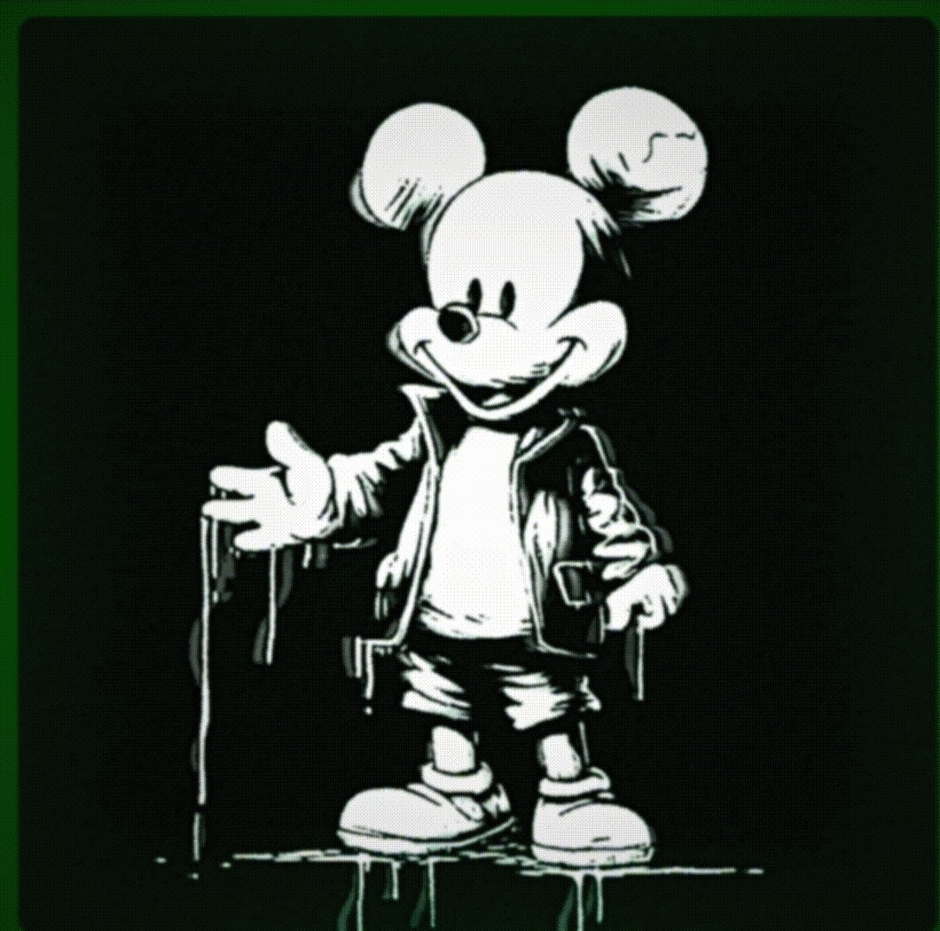 Well, at least one cool thing happened to me in crypto today. Just grabbed one of the coolest Ab/strakt NFTs. <a href="/houdini_af/">𝙃𝙤𝙪𝙙𝙞𝙣𝙞 📦</a> only made 33 in this "IP" series, and this one is my favorite thus far. If you own one of these "Mickey" themed NFTs and want to sell, shoot me a dm.