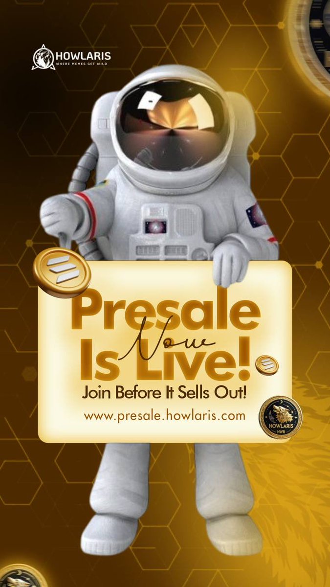 Modibboxyz's tweet image. 🚀 $HWR Presale: Your Crypto Comeback Starts Now!

💎Market been rough? $HWR is your comeback. Get in early on #HowlAris, Solana’s next big opportunity.

How to Join:
1️⃣ Open Phantom or Solflare wallet browser
2️⃣ Go to presale.howlaris.com
3️⃣ Connect → Buy → Confirm✅🧵👇