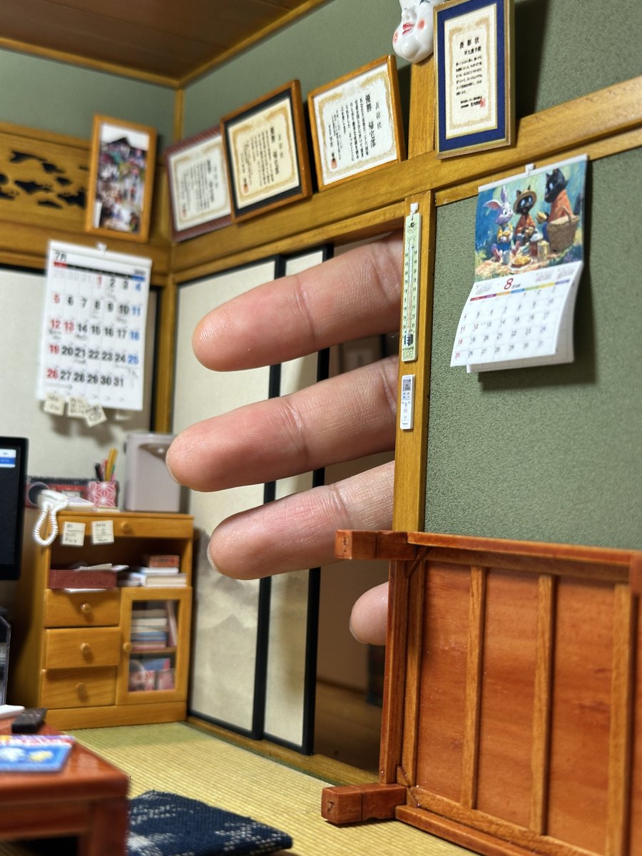 rokubunnnoichi's tweet photo. おばぁちゃんちをミニチュアで作りました！ https://t.co/8x5GcYAU7b