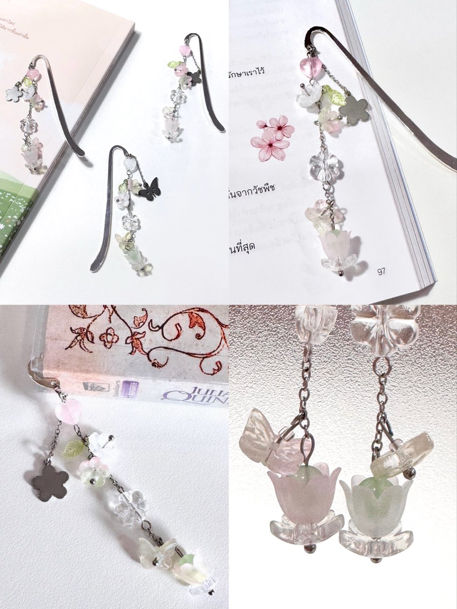 ⁺𓂃 ꒰  Matcha Bookmark ꒱ 🌈🍭 | 120.- / ชิ้น

🍃 ที่คั่นหนังสือลายมัทฉะ เป็นลายที่ฟินสุดๆที่ได้ทำออกมาเลยค่ะ 🥹🤍 ออกแบบจากความชอบในใบชา ดอกซากุระ และมัทฉะที่มาในถ้วยเล็กๆพร้อมผีเสื้อกำลังตอมขอบแก้วอยู่ มีใครชอบเหมือนกันบ้างไหมคะ~ 🌸🦋🍵🌱