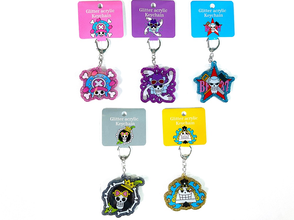 ワンピース　麦わらストア　ホログラムアクリルキーホルダー ワンピース 麦わらストア ホログラムアクリルキーホルダー