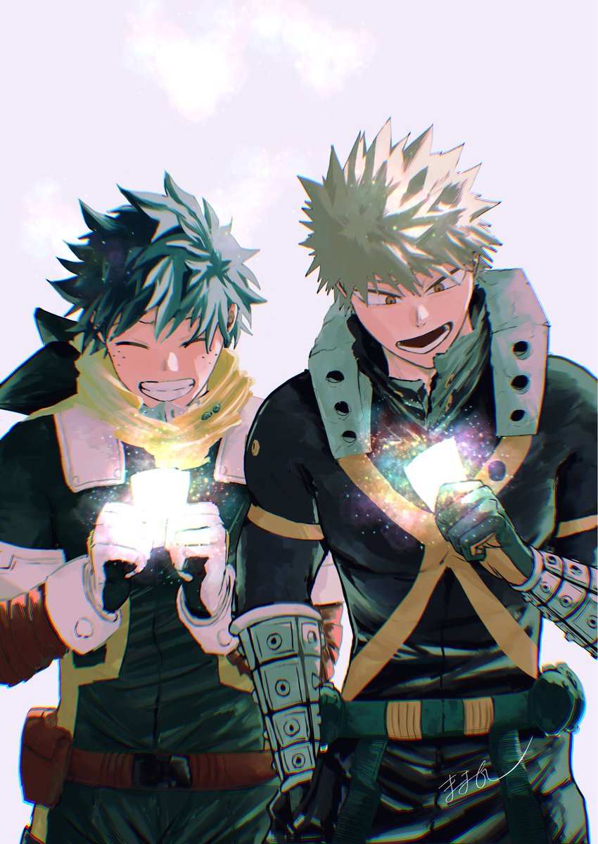 mayo_osanana's tweet image. 二人で憧れのヒーローに──────