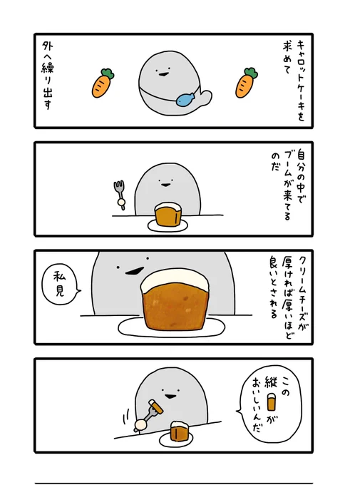 【日々】キャロットケーキ 