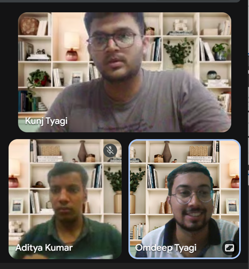 OmdeepTyagi's tweet photo. I’m happy to share that my friends actually have brains 😜
They can brainstorm our ideas too!

Always fun discussing our product Parakh and building together 💡
#BuildingWithSamsung  #sft_India_2025 #SolveForTomorrow #Parakh https://t.co/28dppbtpoe