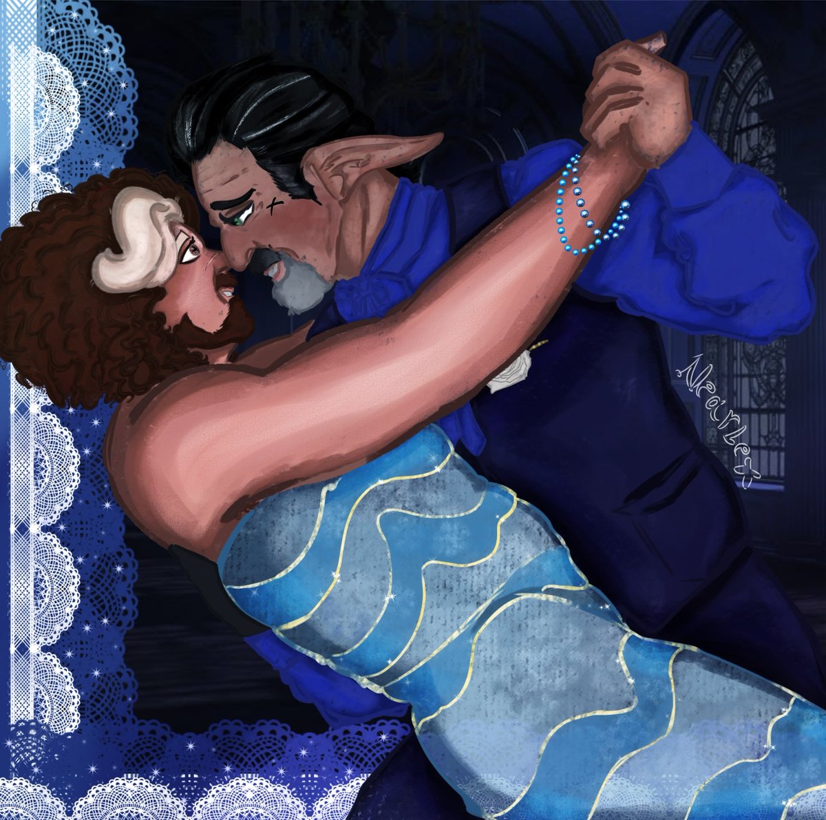 My part for art trade with <a href="/Mr_pancot/">just another edizzy simp (moved to bsky)</a> 

This was really nice to draw!!