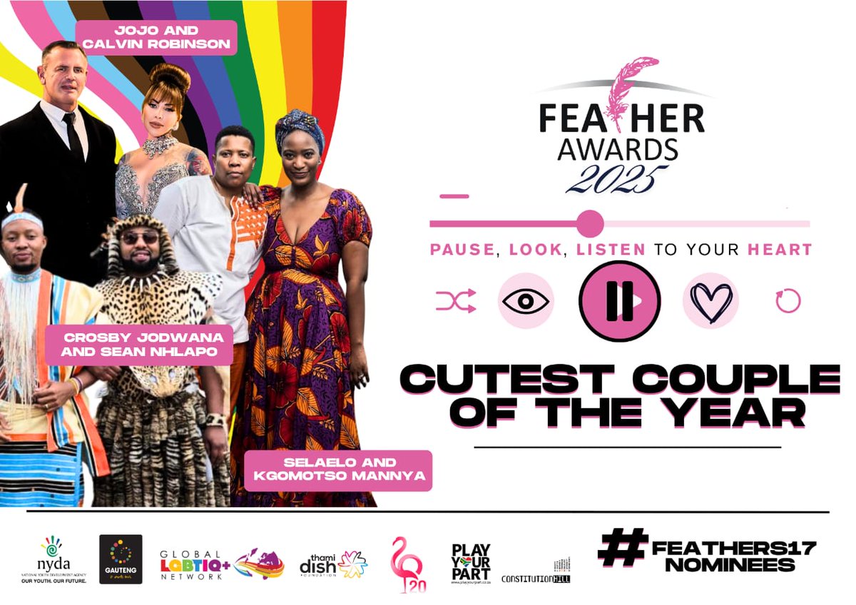 Serving couple goals all day, errryday. THESE ARE THE CONTENDERS FOR CUTEST COUPLE 🏳️‍🌈
#Feathers17