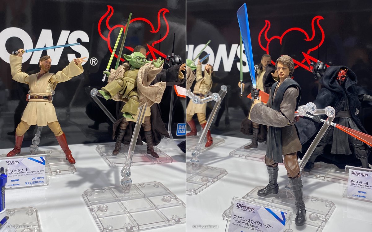 t_features's tweet image. 東京駅一番街 東京キャラクターストリートで展開中の「STAR WARS SPECIAL STORE by BENELIC」( @STARWARS_BLC )にて、S.H.Figuarts商品も販売中！
展示と合わせてぜひチェックしてください!!

▽店舗情報
starwars.benelicstore.com
#t_shf #STARWARS #スターウォーズ