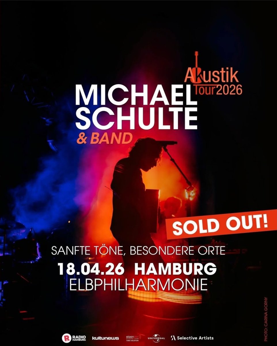 Ich gehe 2026 auf Akustik Tour! Meine Songs ganz neu arrangiert, so wie ihr sie noch nicht gehört habt, in ganz besonderen Locations!
Tickets gibt's jetzt exklusiv auf Reservix - Link ist in der Bio!
Ich freue mich auf euch