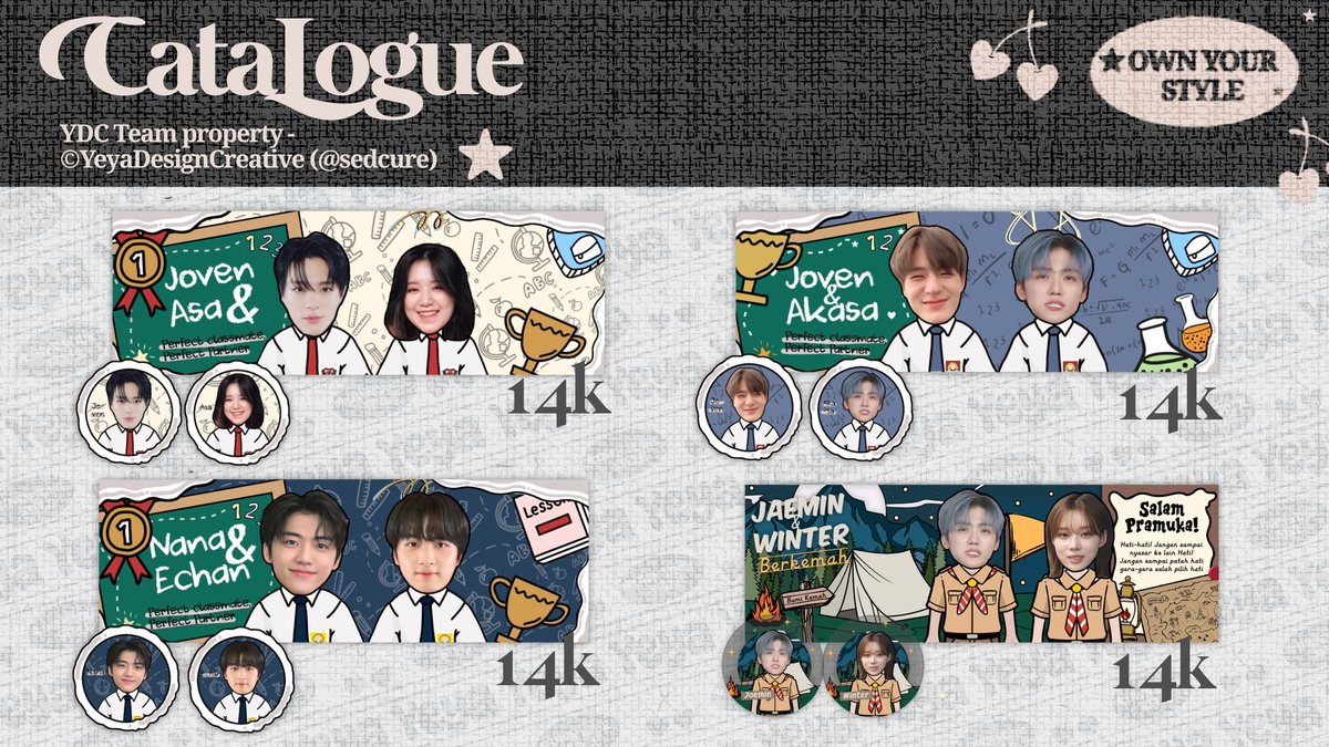 mbakyeya's tweet photo. #zonauang
Kamu lagi cari layout couple gemesin buat barengan sama ayang/BESTie mu? Yuk sini merapat! @sedcure punya beberapa pilihan buat mu💐 https://t.co/TGUjFz5TRj