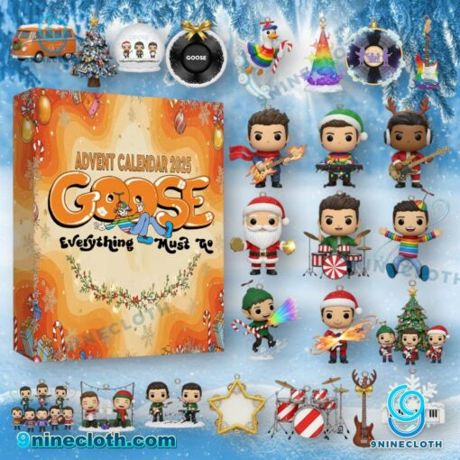 9ninecloth's tweet image. Goose Everything Must Go Advent Calendar 2025
Count down the days with this unique "Everything Must Go" Advent Calendar for fans of the band Goose. #GooseTheBand #EverythingMustGo #JamBand
Buy here: 9ninecloth.com/product/goose-…