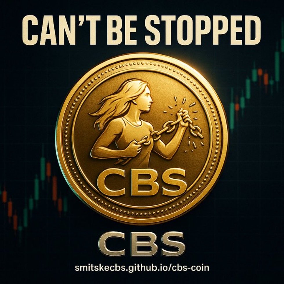 GoldNodeSupreme's tweet image. When freedom  time when people get tired of being told what’s “allowed.”
 
When freedom stops being a slogan and starts becoming code.
That’s where $CBS steps in... not just a token, but a digital uprising. 🕊️⚡
A 🧵
#CBS #CryptoFreedom