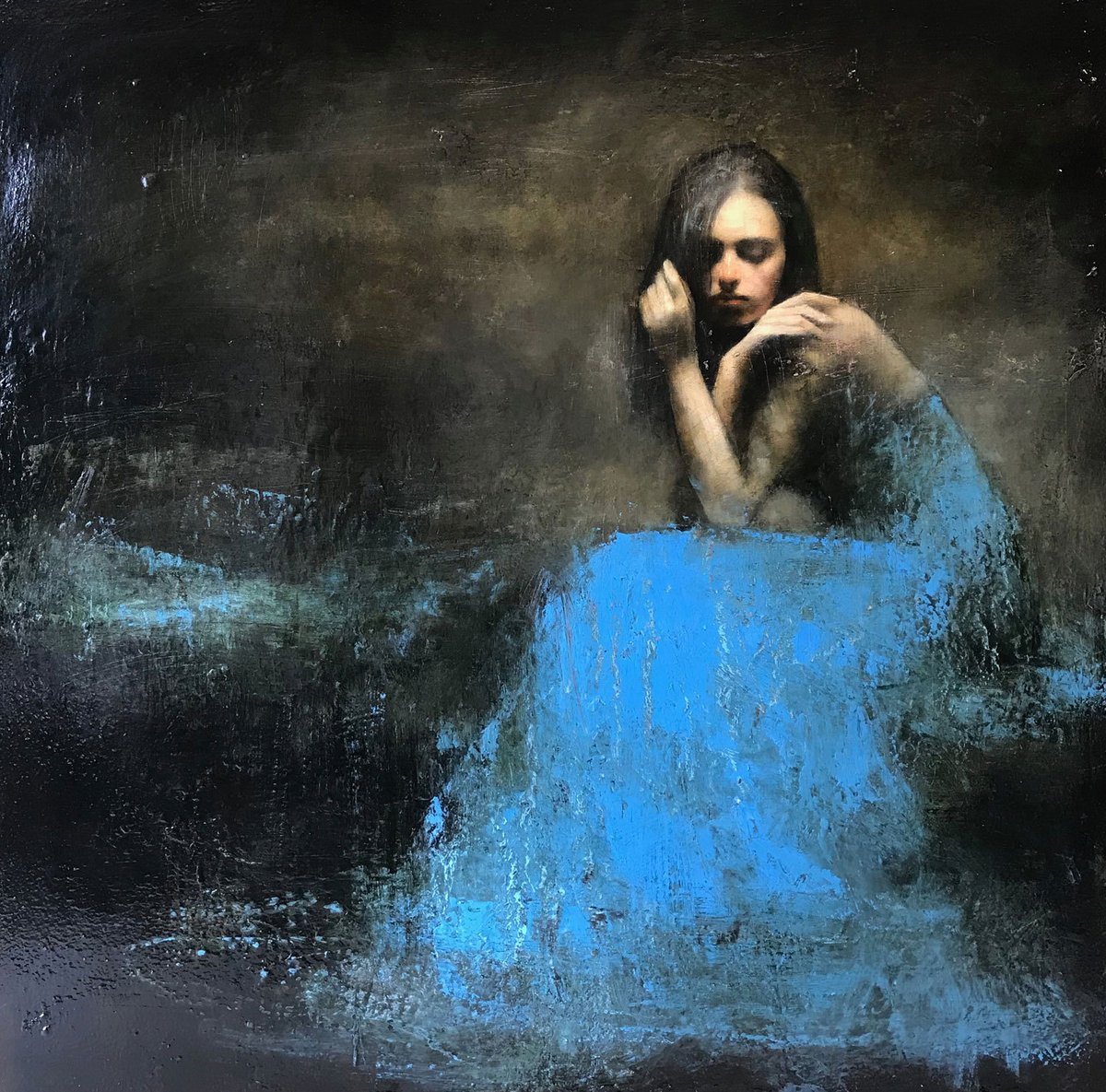 "You may shoot me with your words,
You may cut me with your eyes,
You may kill me with your hatefulness,
But still, like air, I'll rise." 
        (Maya Angelou)
~
Art by Mark Demsteader.