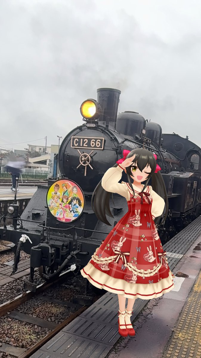 pu_rari_game's tweet image. 的場梨沙さんとSLもおか号。
これこそARの醍醐味。
いや、本当に撮りにきて良かった😄
乗って下館まで帰ります🚂
#デレステAR