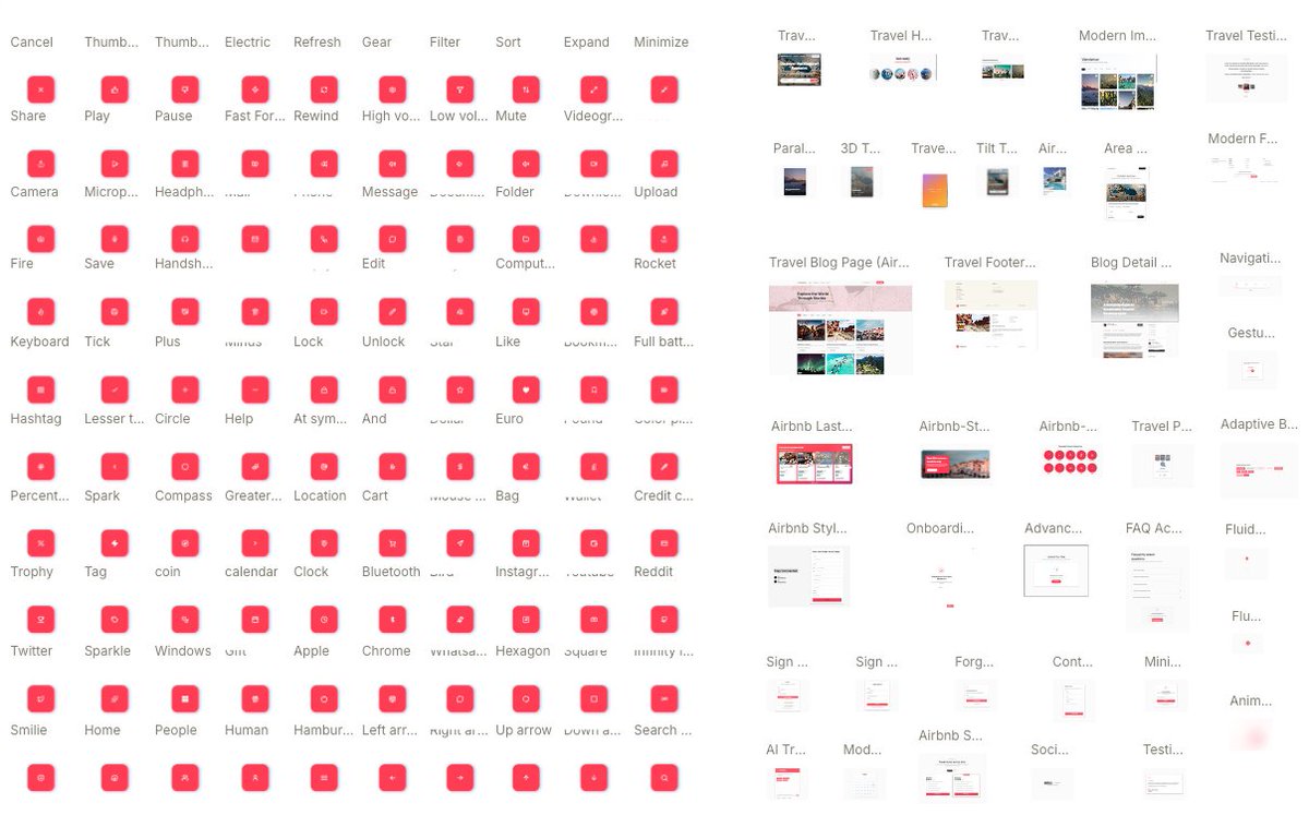 its_dineshoffl's tweet image. Here's what I cooked for the @MagicPathAI x @contra Hackathon.
100 icons, headers, footers, hero section, testimonials, galleries, buttons, cards, and what not.
Project Link: magicpath.ai/projects/32657…
#magicpathhackathon #magicpathchallenge