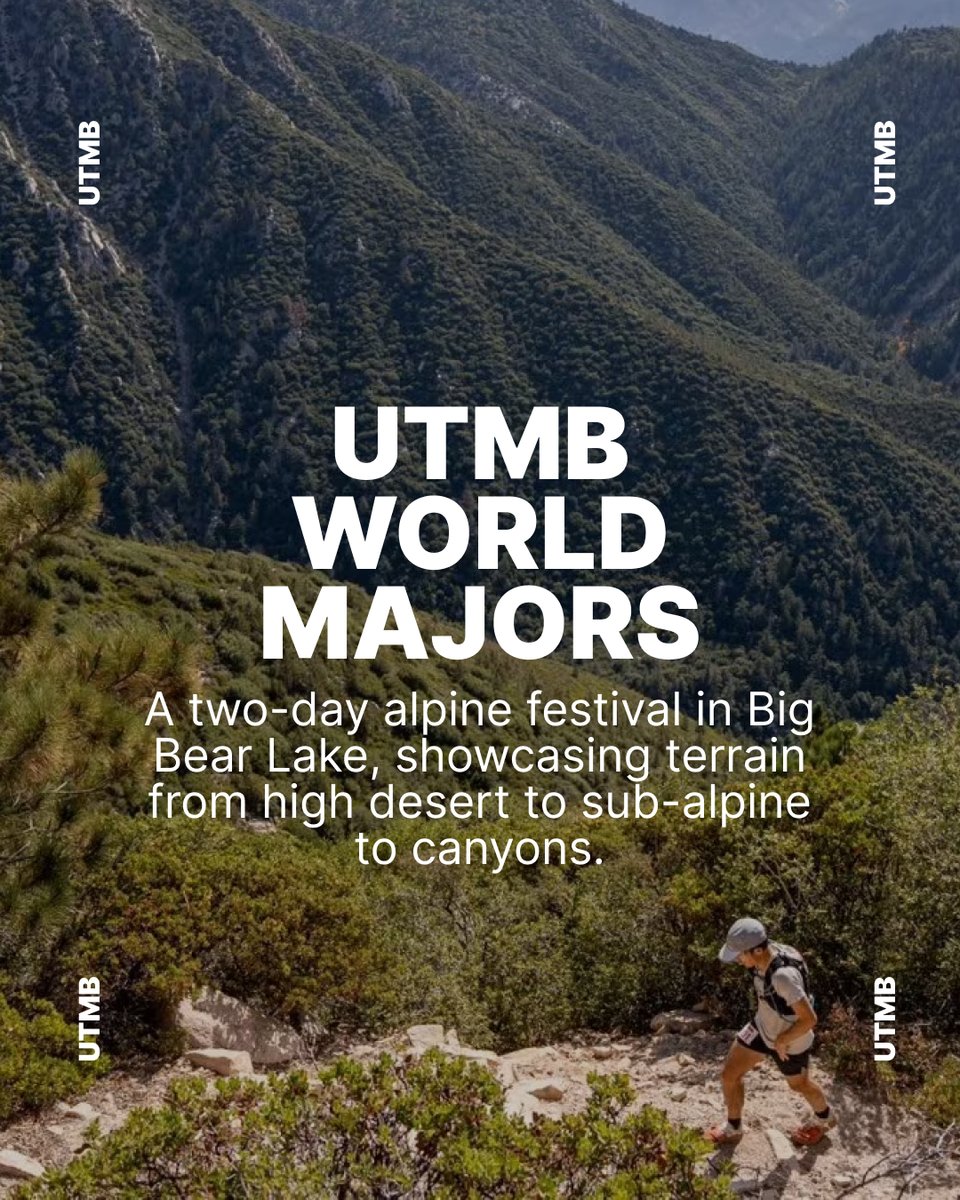 ahotu's tweet photo. This weekend the American Majors take over Big Bear Lake, California, where runners will push their limits across distances ranging from 10K to 100 miles.

#UTMBWorldSeries #HOKAKodiakUltra #TrailRunning #BigBearLake #UTMBMajors #UltraRunning https://t.co/LX68wfm7J1