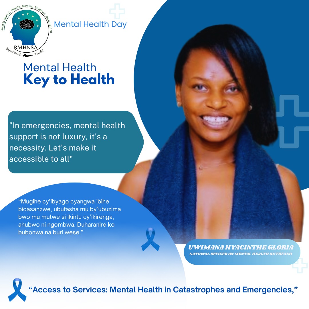 @rmhnsa_rwanda (@presidentrmhnsa) on Twitter photo Mental health is a human right.
On this Mental Health Day, let’s move beyond awareness — toward action.
We all deserve access to care, compassion, and community. Together, we can build systems that support mental well-being for everyone, everywhere. Mental health is a human right.
On this Mental Health Day, let’s move beyond awareness — toward action.
We all deserve access to care, compassion, and community. Together, we can build systems that support mental well-being for everyone, everywhere.